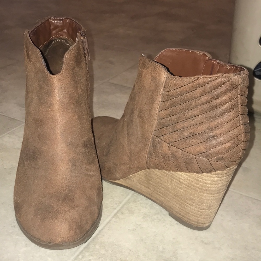 Brown booties